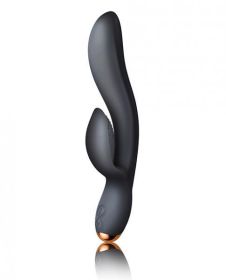 Rocks Off Regala Rabbit Vibrator Black