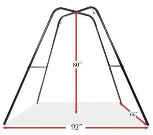 Fetish Fantasy Swing Stand Black