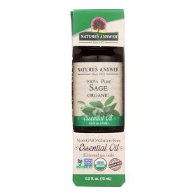 Nature's Answer - Organic Essential Oil - Sage - 0.5 oz.