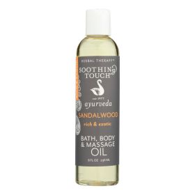 Soothing Touch Bath and Body Oil - Sandalwood - 8 oz