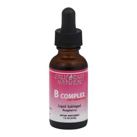 California Natural Natural B Complex Sublingual Raspberry - 1 fl oz