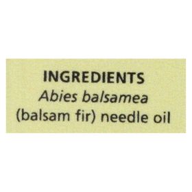 Aura Cacia - 100% Pure Essential Oil - Balsam Fir Needle - Elevating - .5 fl oz