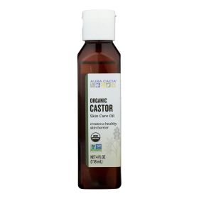 Aura Cacia - Skin Care Oil - Organic Castor Oil - 4 fl oz