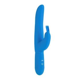 Bounding Bunny Silicone Vibrator Blue