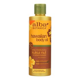 Alba Botanica - Hawaiian Body Oil Kukui Nut - 8.5 fl oz