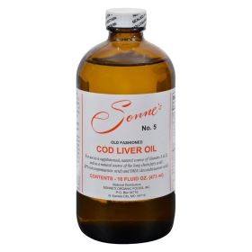 Sonne's Old Fashioned Cod Liver Oil No 5 - 16 fl oz