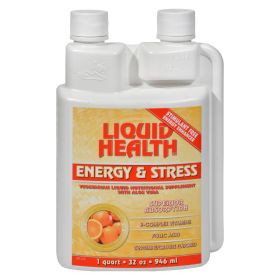 Liquid Health Energy and Stress Tangerine Orange - 32 fl oz