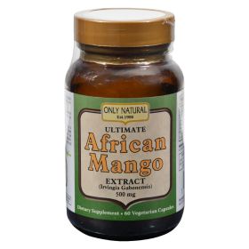 Only Natural Ultimate African Mango Extract - 500 mg - 60 Vegetarian Capsules