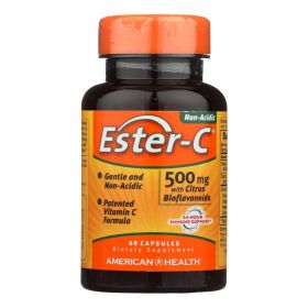 American Health - Ester-C with Citrus Bioflavonoids - 500 mg - 60 Capsules