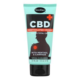 Shikai Products - Cream Cbd Metholated - 1 Each - 3 FZ