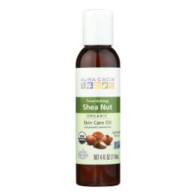 Aura Cacia - Body Oil - Shea Nut - Case of 1 - 4 fl oz.