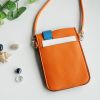 [Color Collision] Colorful Leatherette Mobile Phone Pouch Cell Phone Case Clutch Pouch