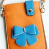 [Color Collision] Colorful Leatherette Mobile Phone Pouch Cell Phone Case Clutch Pouch