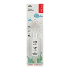 Radius - Pure Baby Toothbrush 6-18 Months - Ultra Soft - Case of 6 (SKU: 176131)